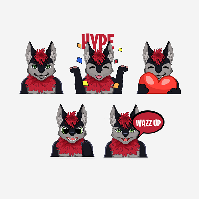 Black Wolf Emotes1